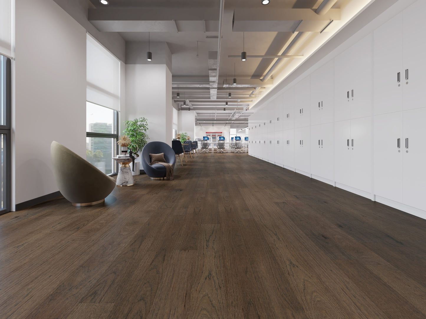 Vidar American White Oak Hardwood Flooring - Night Owl