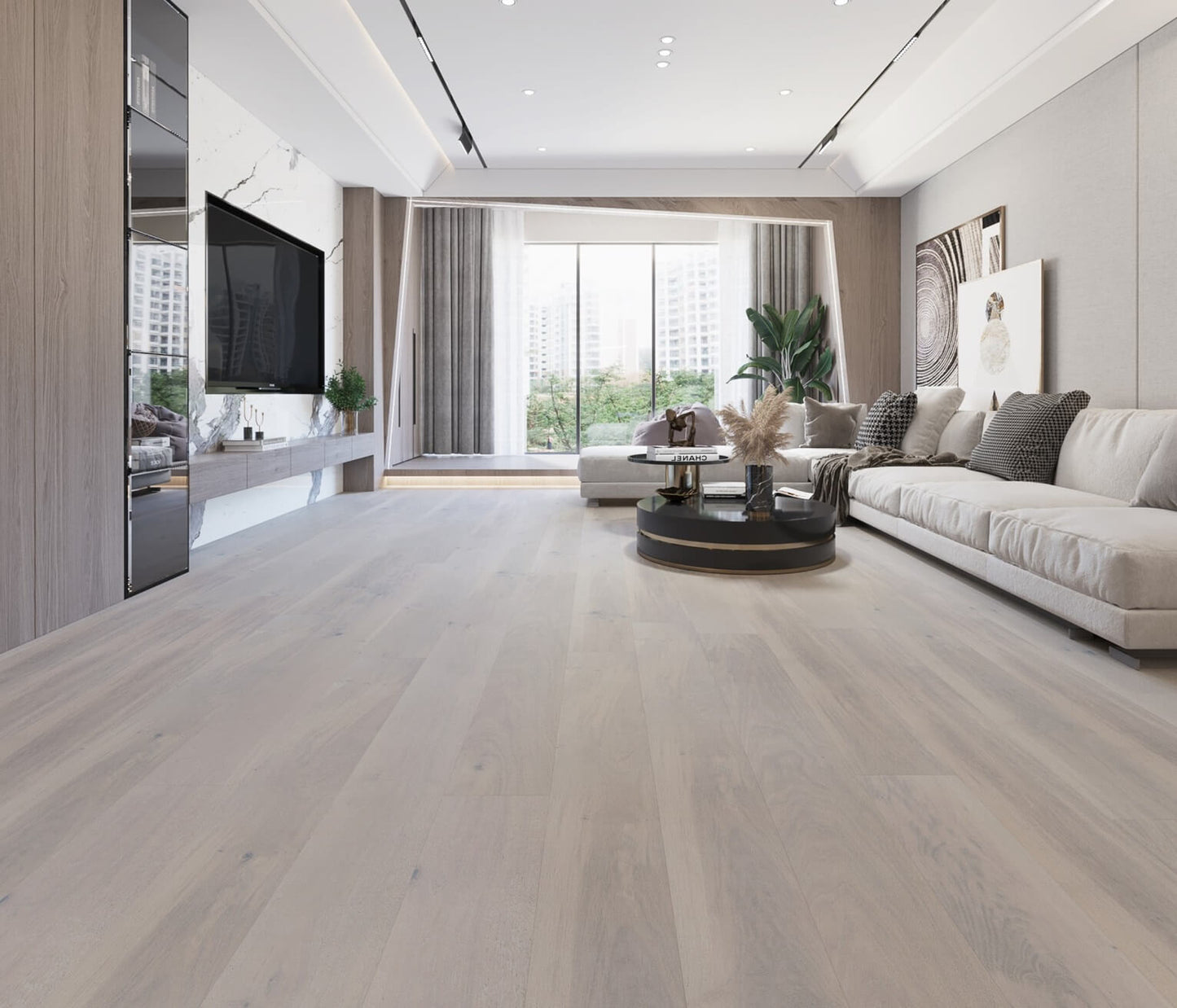 Vidar American White Oak Hardwood Flooring - Driftwood