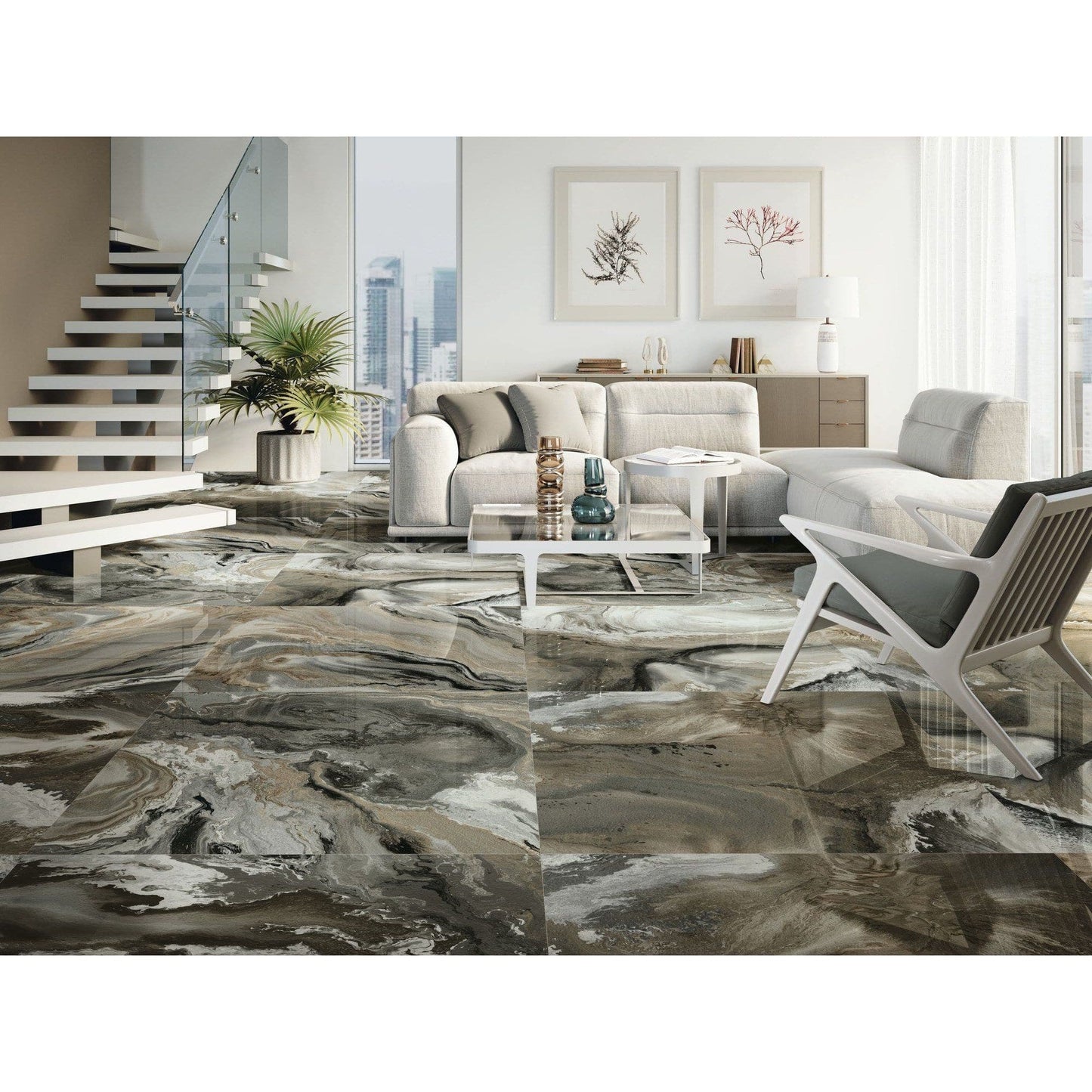 SLABS - NEXSIDE BRON POLISHED 48"x104"