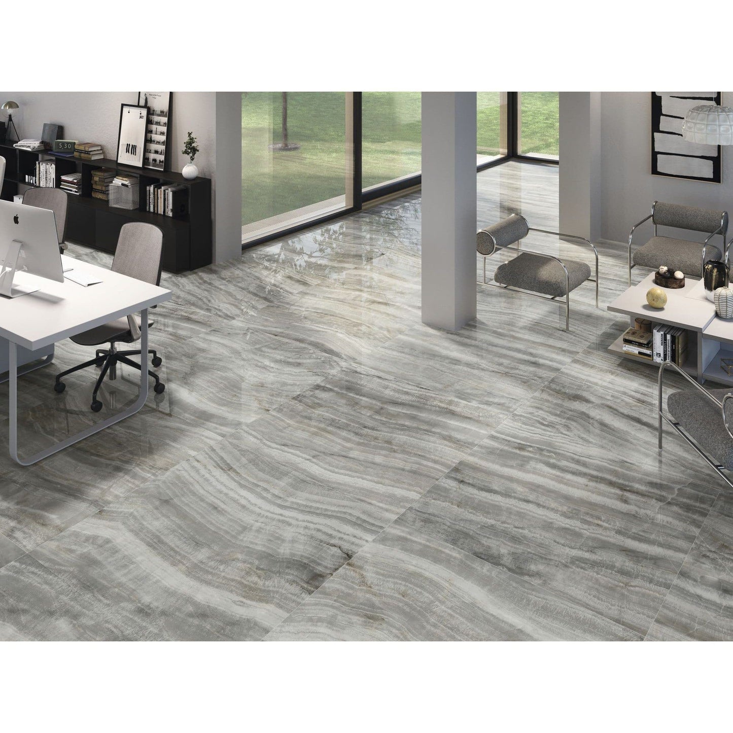 SLABS - PADOVA AZZURRO POLISHED 48"X104"