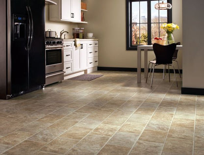 Armstrong Bedrock Ridge Vinyl Sheet - Brown
