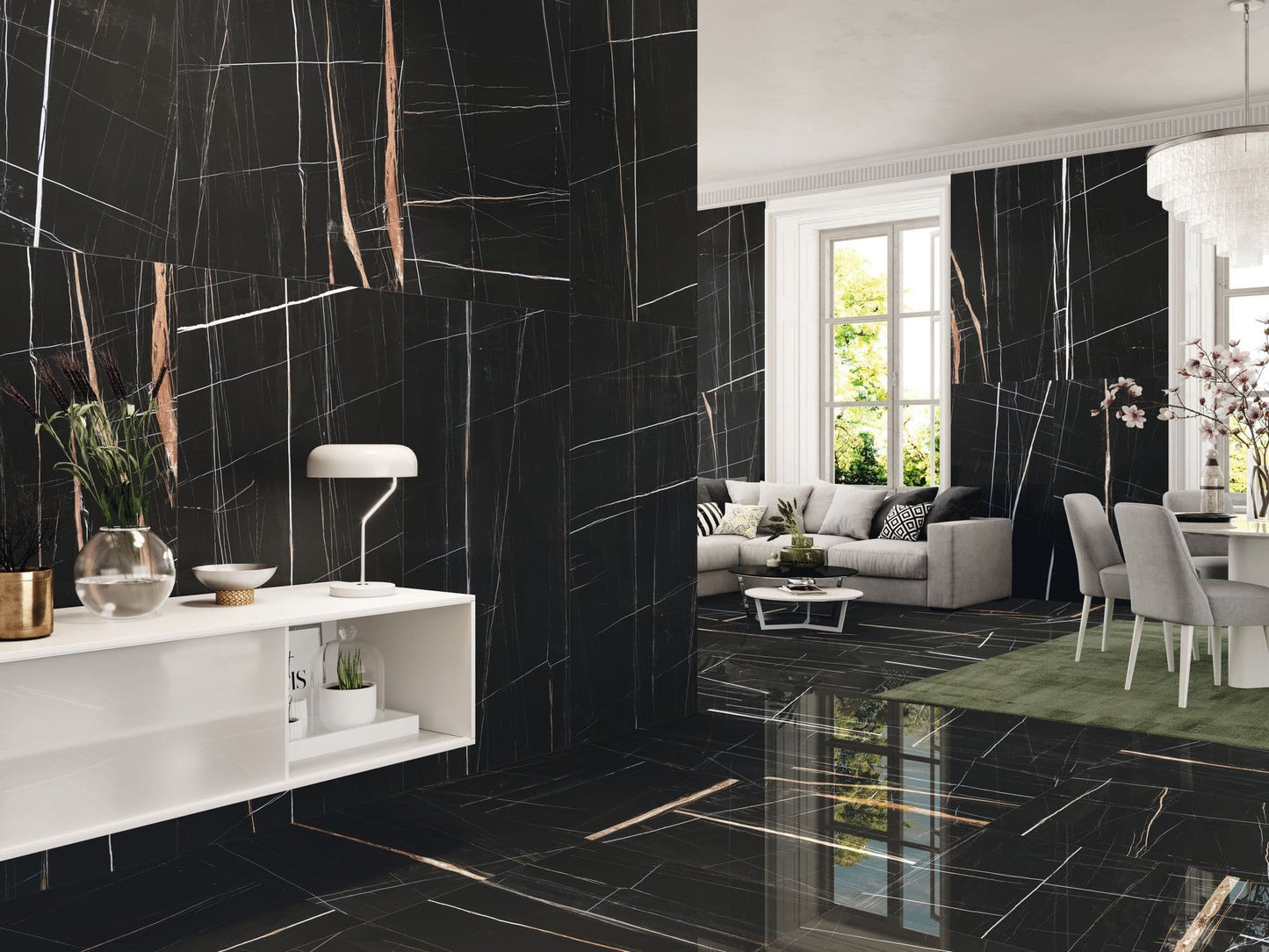 Enmon Titanium Slab Tiles